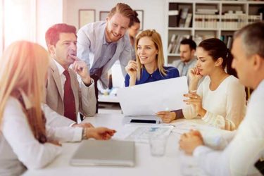 Mitarbeiter im Unternehmen